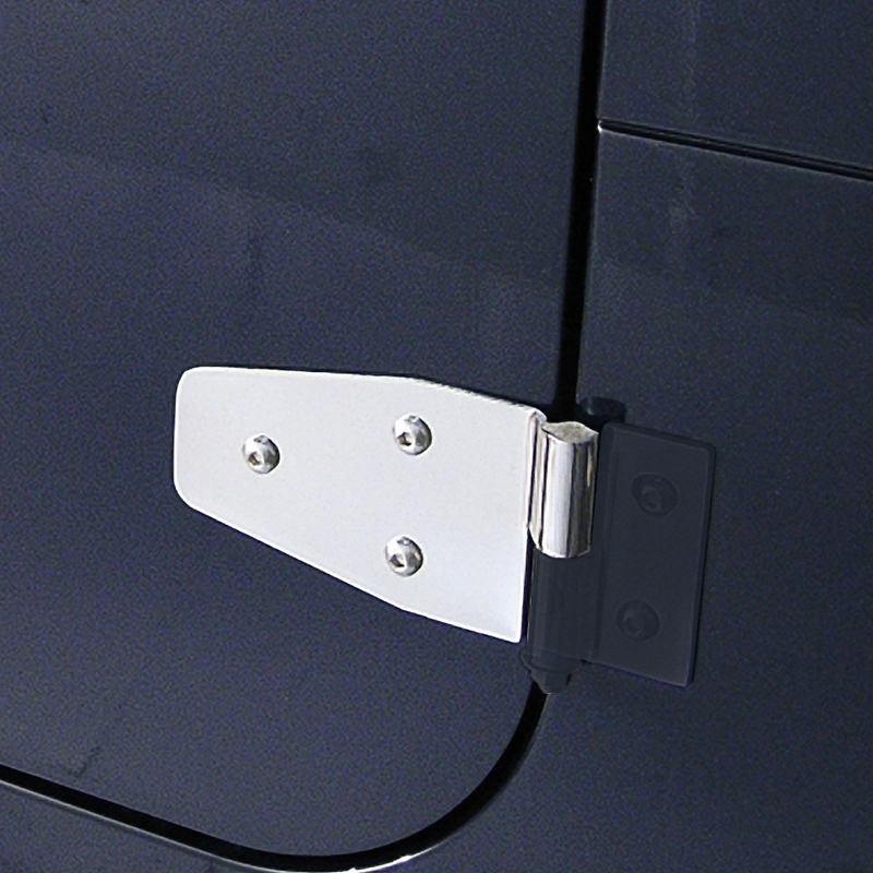 Jeep Wrangler Door Hinge Kit - Front - Rugged Ridge - Stainless Steel - Stainless Steel - `87-`06